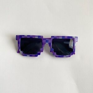 Sunglasses Purple Mosaic Square Thug Life